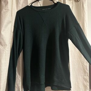 American eagle sweater dark green size s